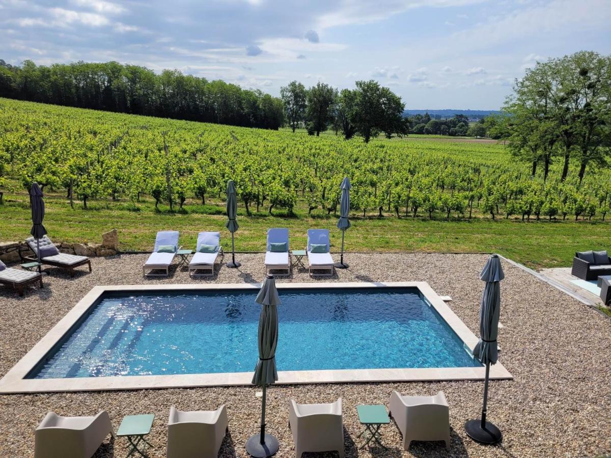 A L'Ombre De La Treille -Proche Saint-Emilion Acomodação com café da manhã Exterior foto