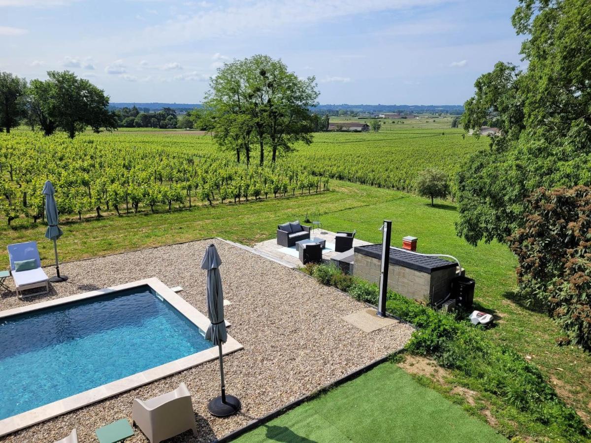A L'Ombre De La Treille -Proche Saint-Emilion Acomodação com café da manhã Exterior foto